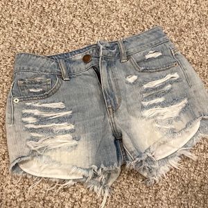 American Eagle hi rise festival short size 0
